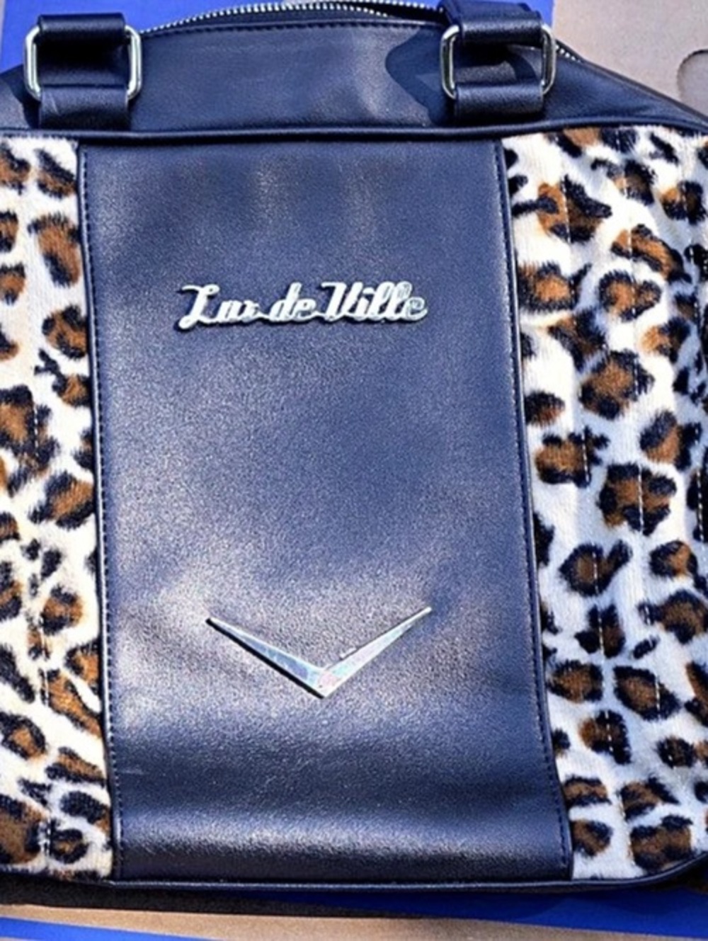 Lux de Ville Leopard Print Carry All Tote